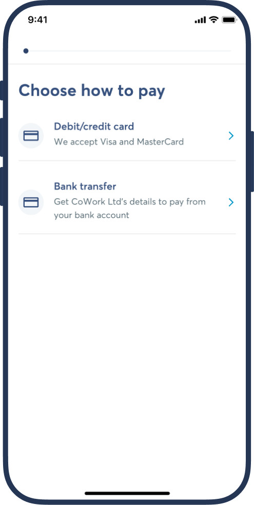 Early access: Request card payments 